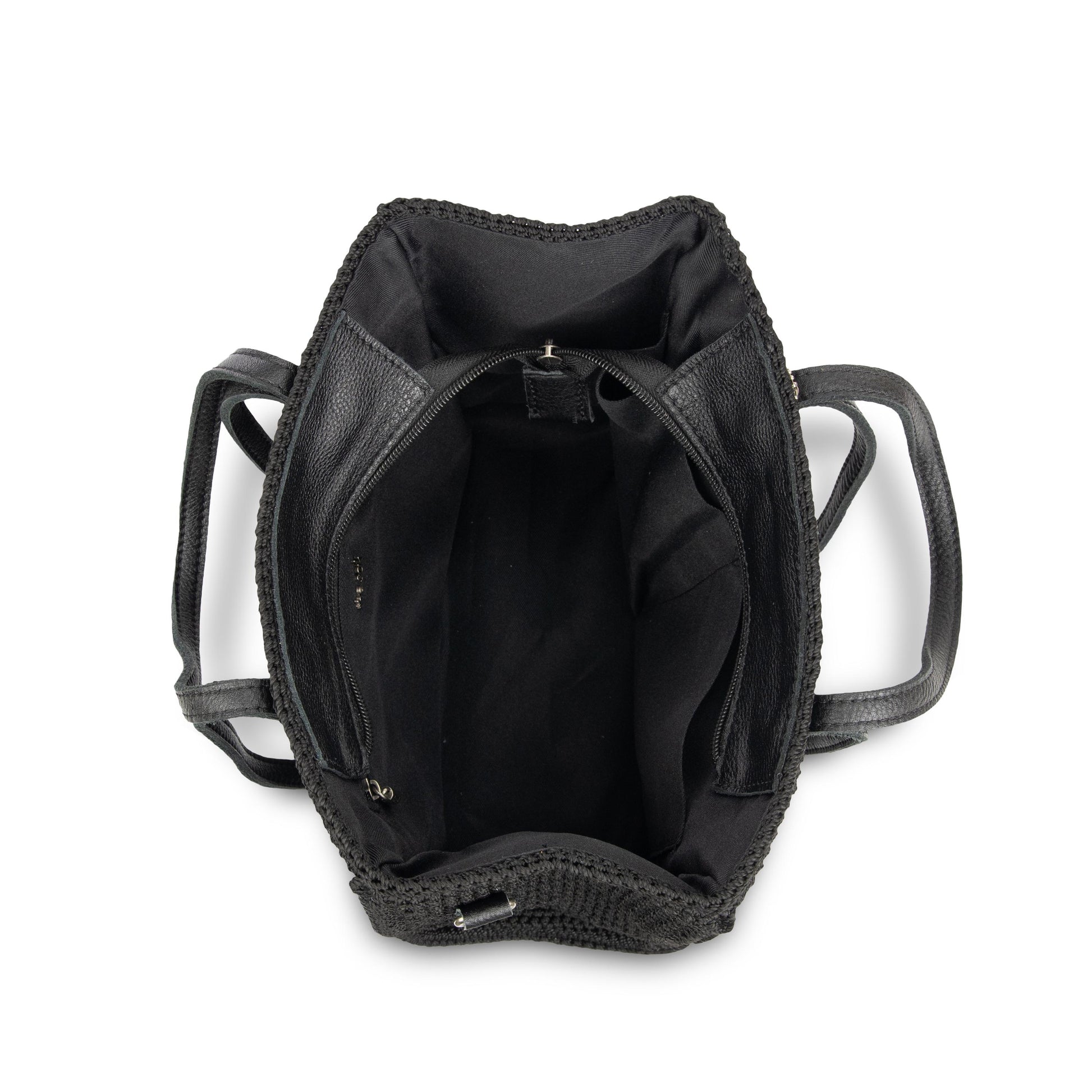 The Sak Sable Boxy Tote Crochet - |Black|