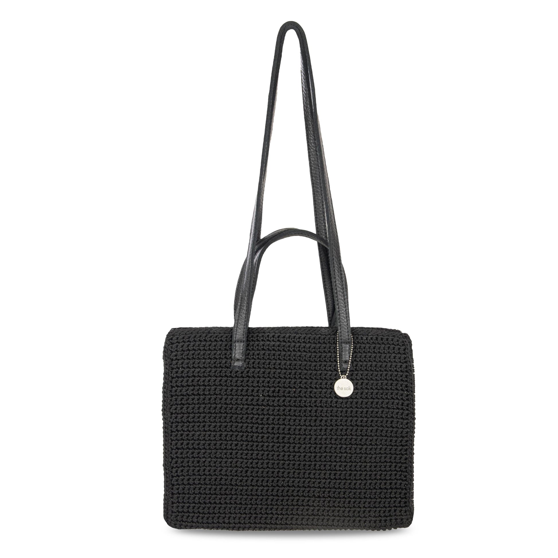 The Sak Sable Boxy Tote Crochet - |Black|