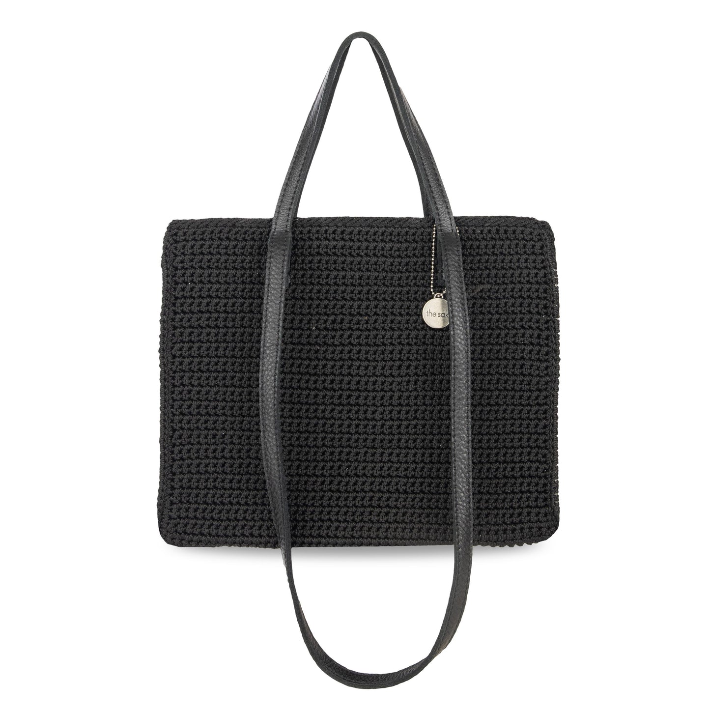 The Sak Sable Boxy Tote Crochet - |Black|