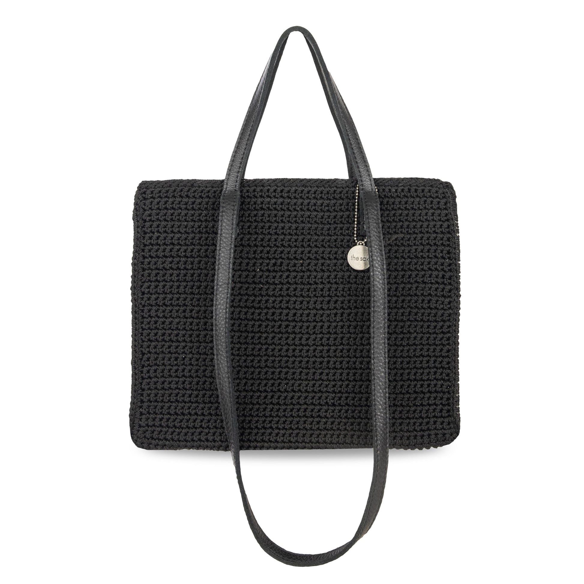 The Sak Sable Boxy Tote Crochet - |Black|