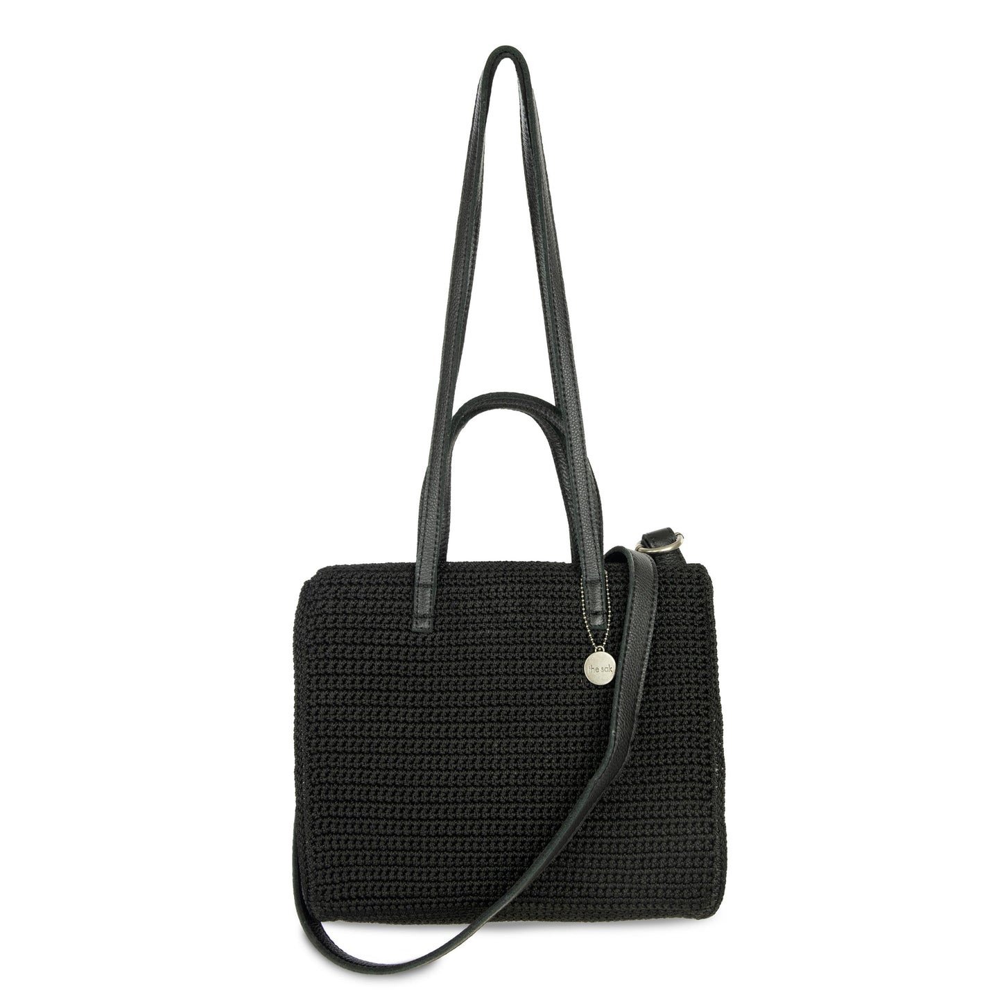 The Sak Sable Boxy Tote Crochet - |Black|