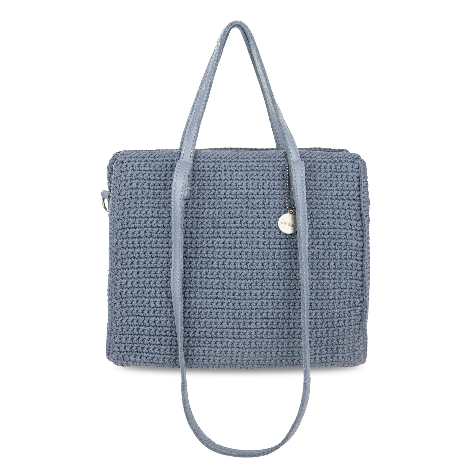 The Sak Sable Boxy Tote Crochet - |Maritime|