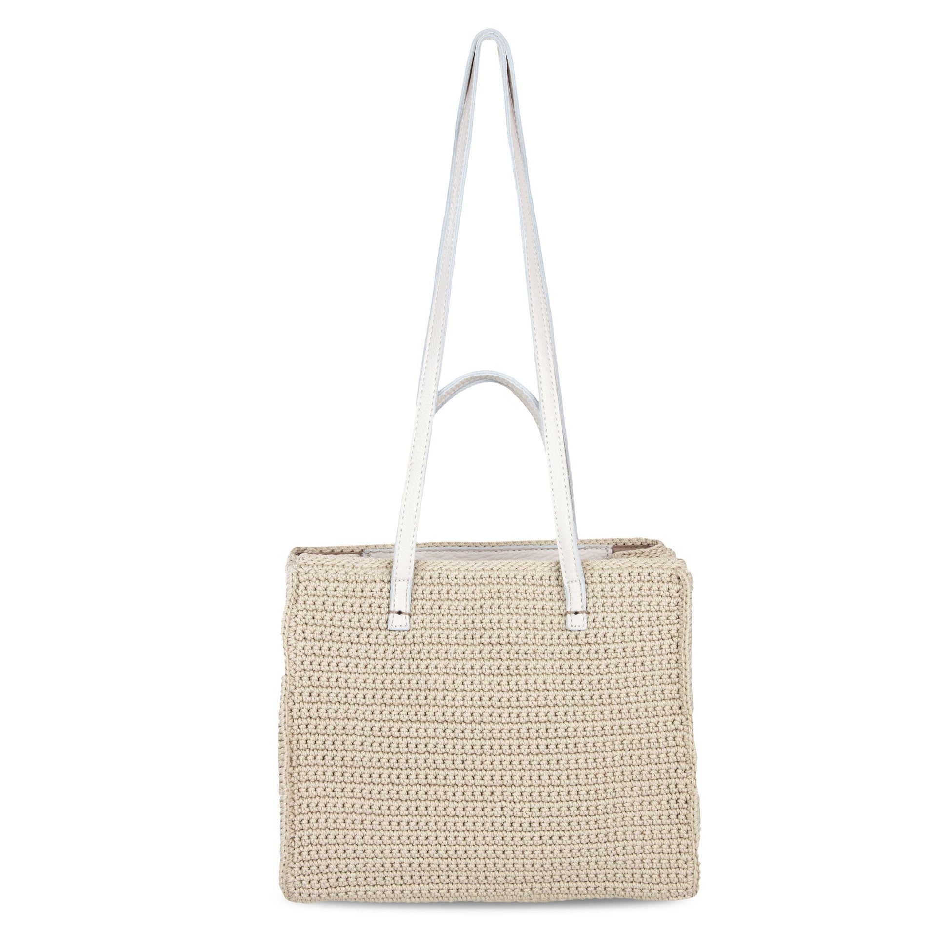 The Sak Sable Boxy Tote Crochet - |Ecru|
