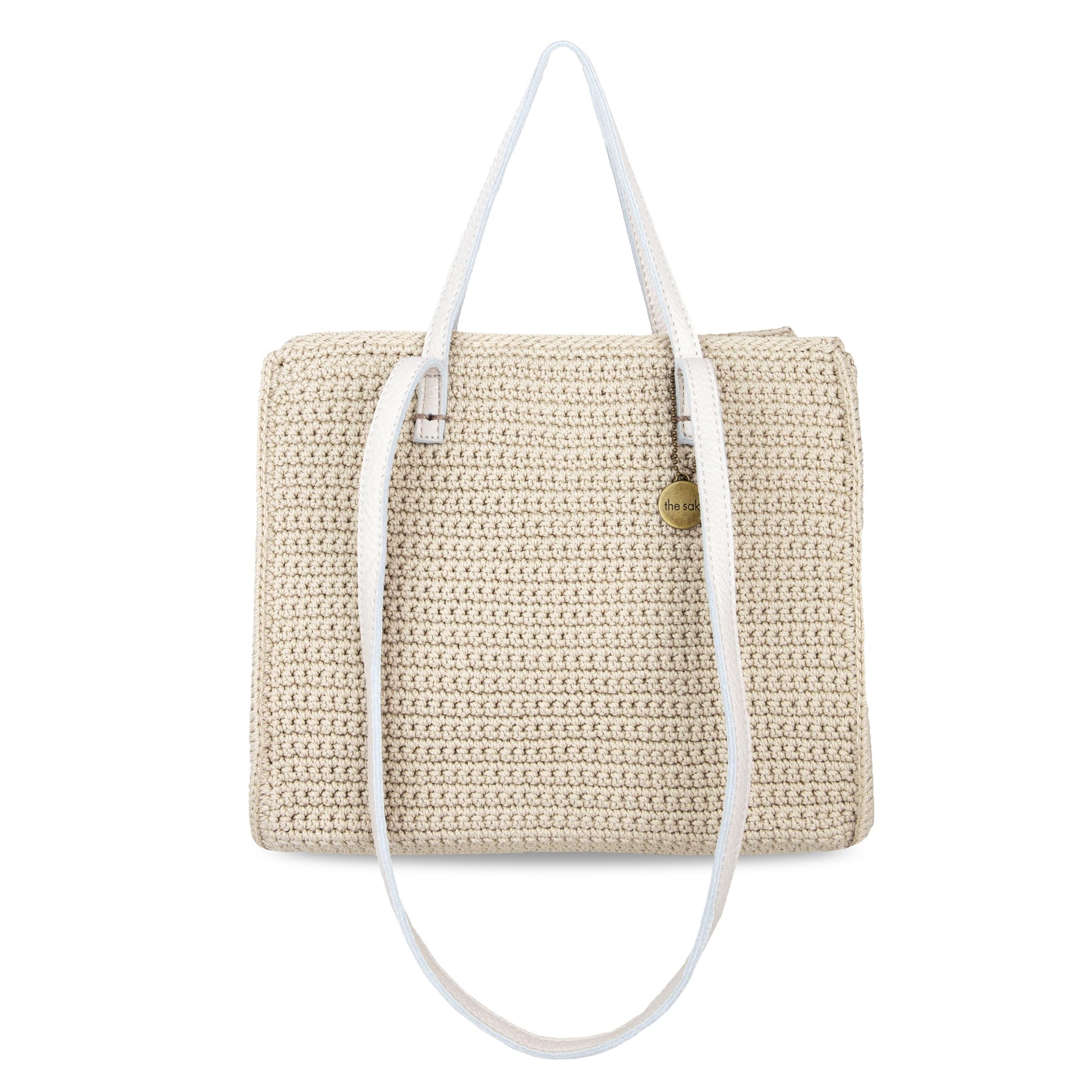 The Sak Sable Boxy Tote Crochet - |Ecru|