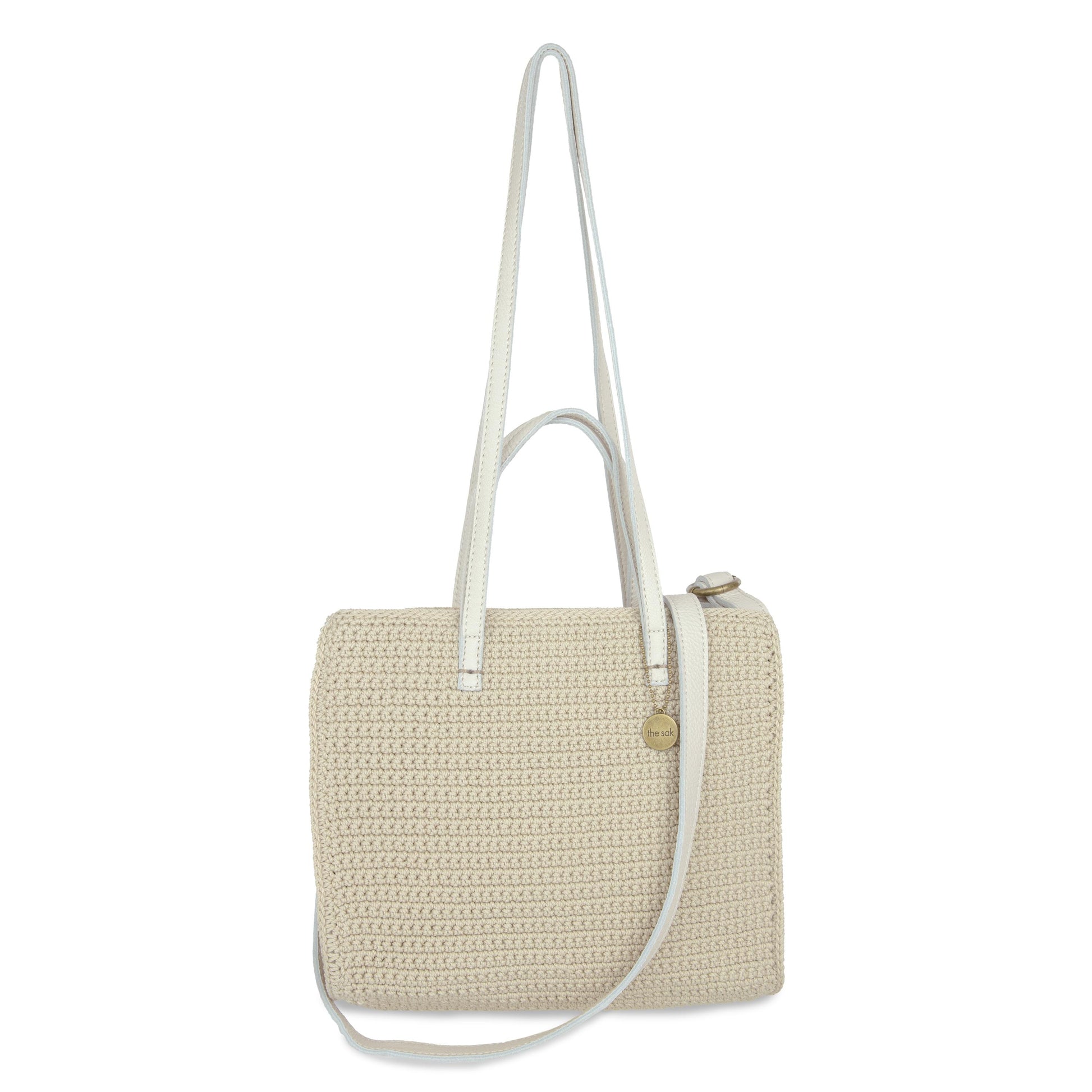 The Sak Sable Boxy Tote Crochet - |Ecru|
