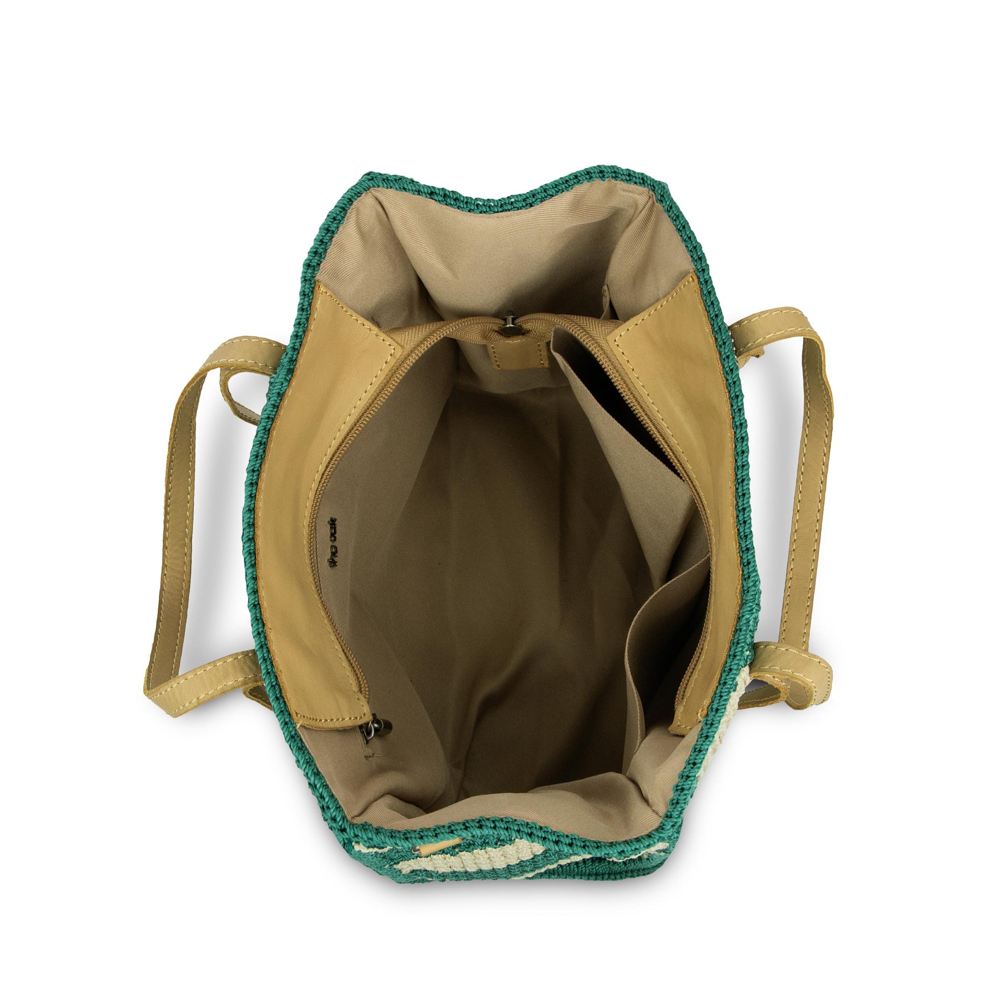 The Sak Sable Boxy Tote Crochet - |Clover Stripe|