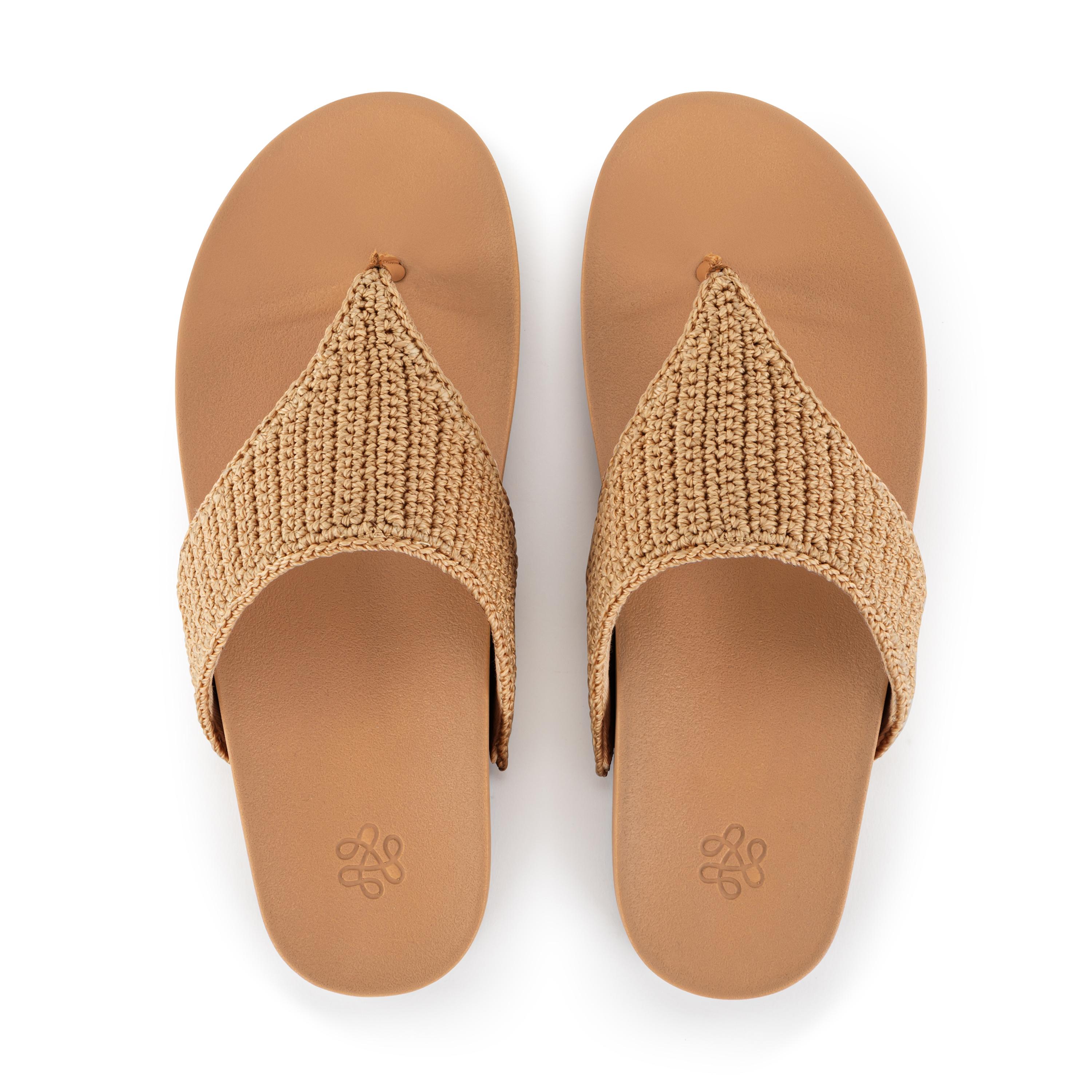 The Sak Everly Sandal - Hand Crochet - Bamboo