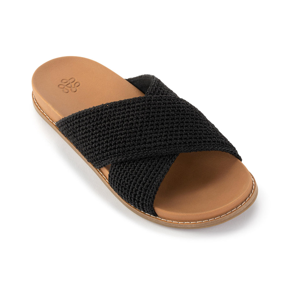 The Sak Penelope Sandal - Hand Crochet - Black