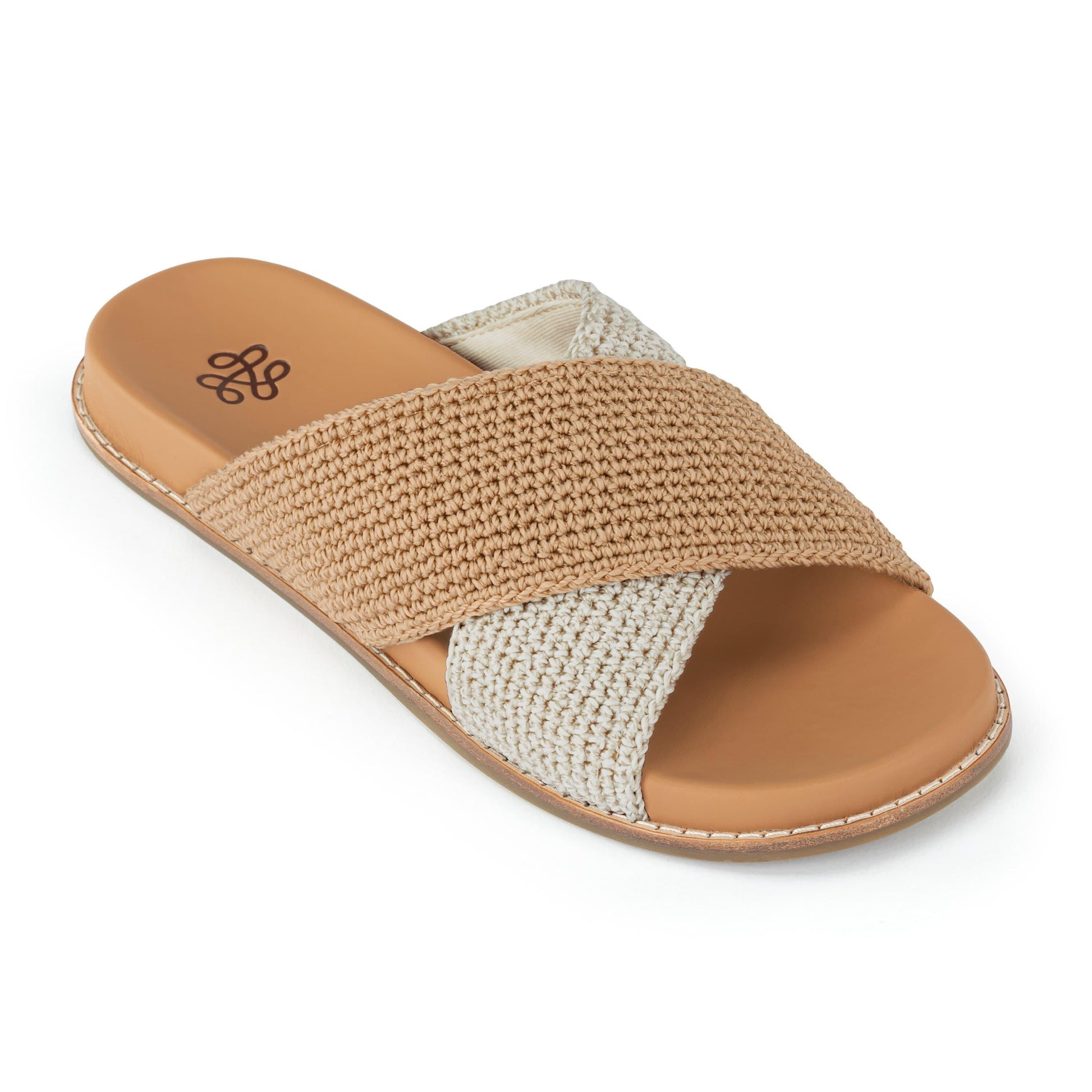 The Sak Penelope Sandal Crochet - |Natural and Bamboo Block|