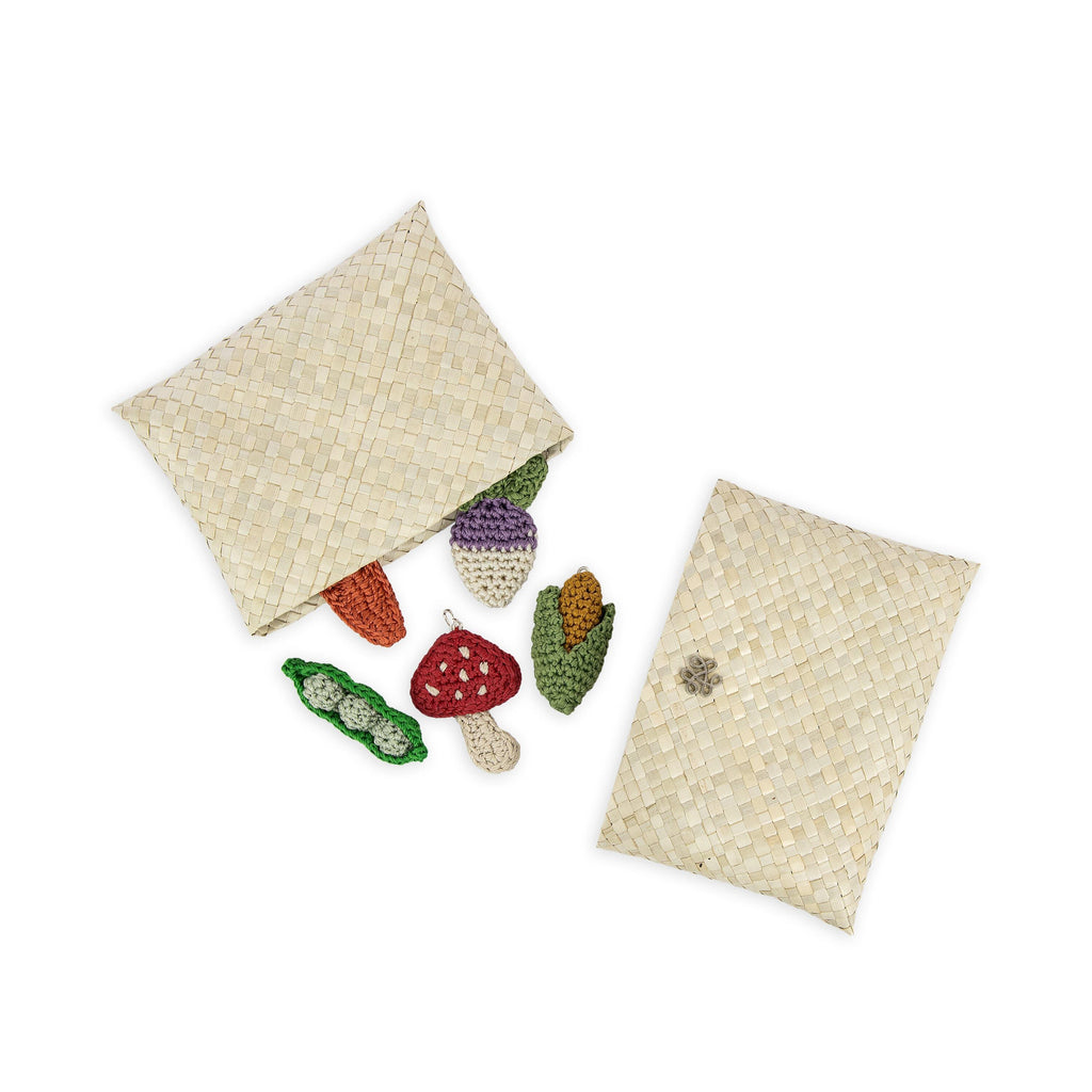 The Sak Yarnicharmz 5 Pack - Hand Crochet - Veggies