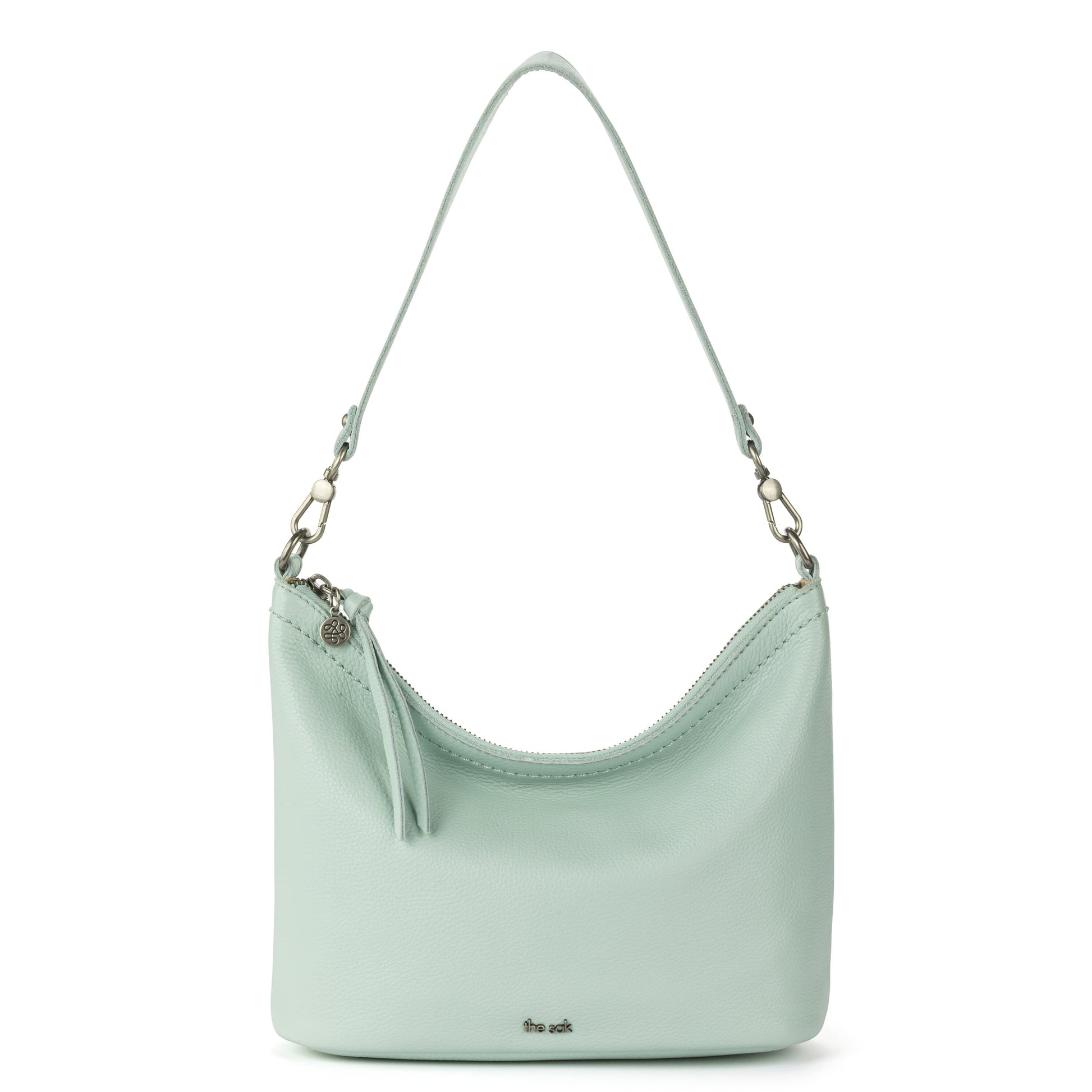The Sak Jasmine Small Hobo Leather - |Aqua|