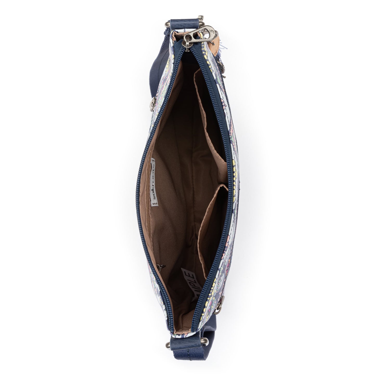 Sakroots Basic Crossbody Canvas - |Navy One World|