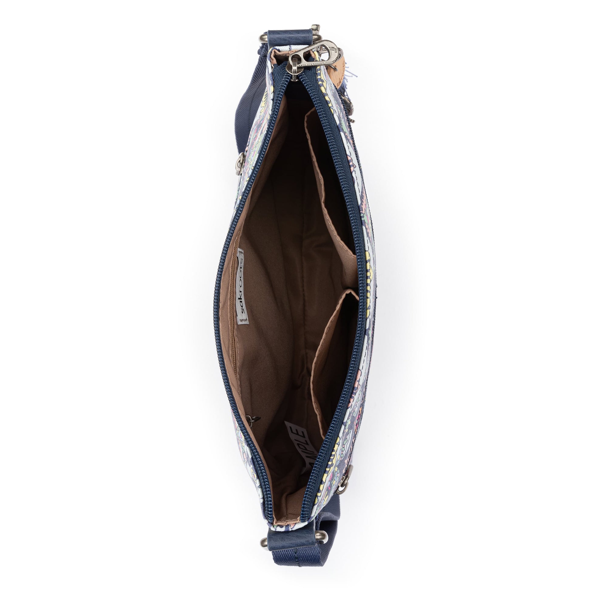Sakroots Basic Crossbody Canvas - |Navy One World|