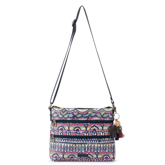 Sakroots Basic Crossbody Canvas - |Navy One World|