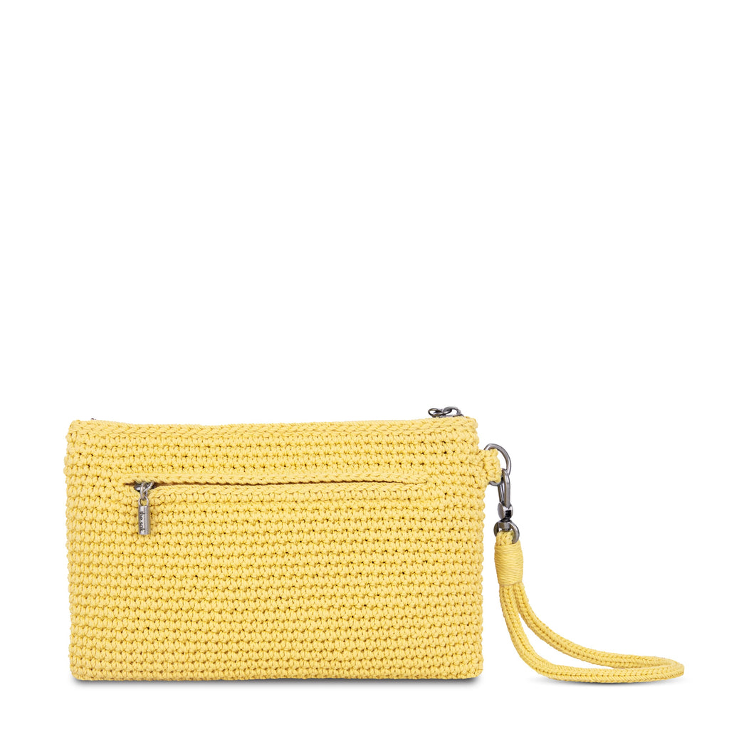 The Sak Vita Wristlet - Hand Crochet - Chartreuse