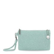 Vita Wristlet - Hand Crochet - Aqua