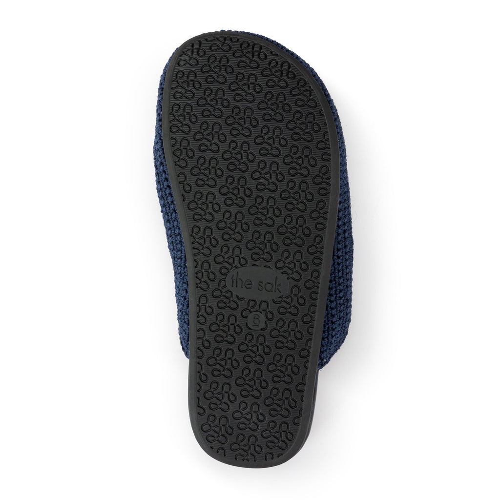 The Sak Bolinas Clog - Hand Crochet - Denim Turtle