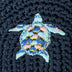 Bolinas Clog - Hand Crochet - Denim Turtle
