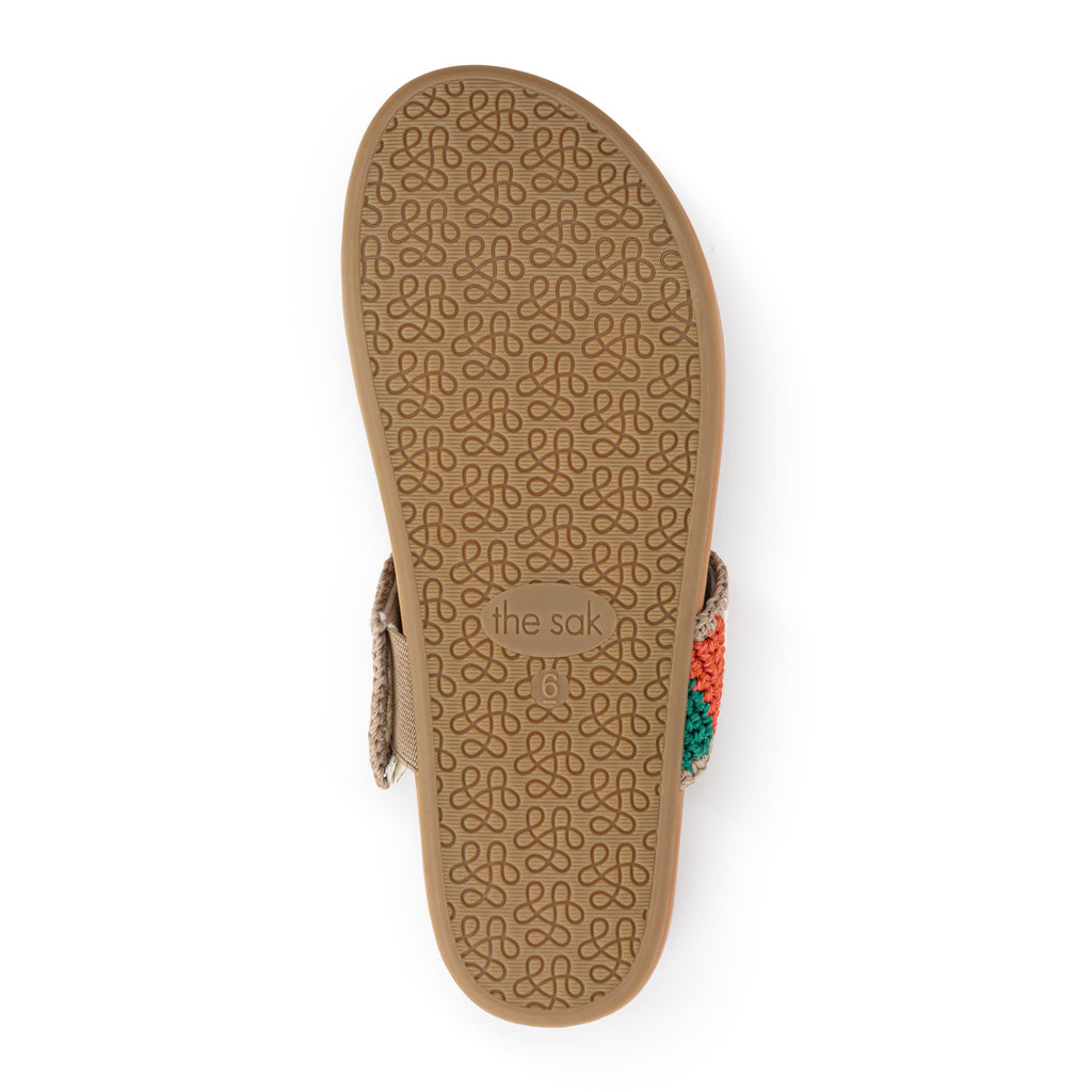 The Sak Everly Sandal - Hand Crochet - Summertide Stripe