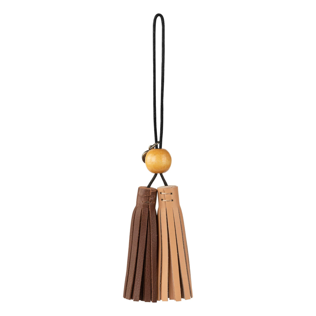 The Sak Dangles - Leather - Teak and Natural
