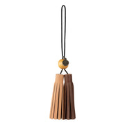 Dangles - Leather - Teak and Natural