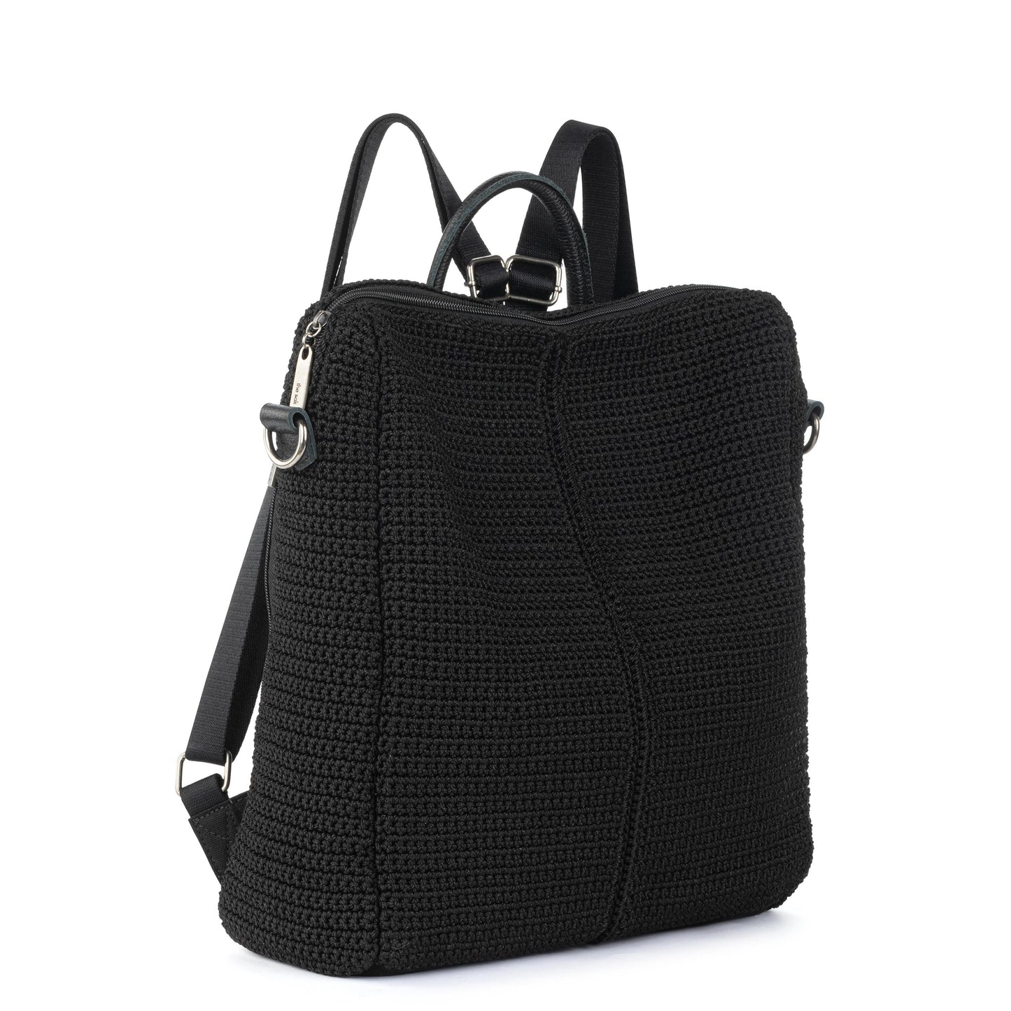 The Sak Los Feliz Backpack Crochet - |Black|