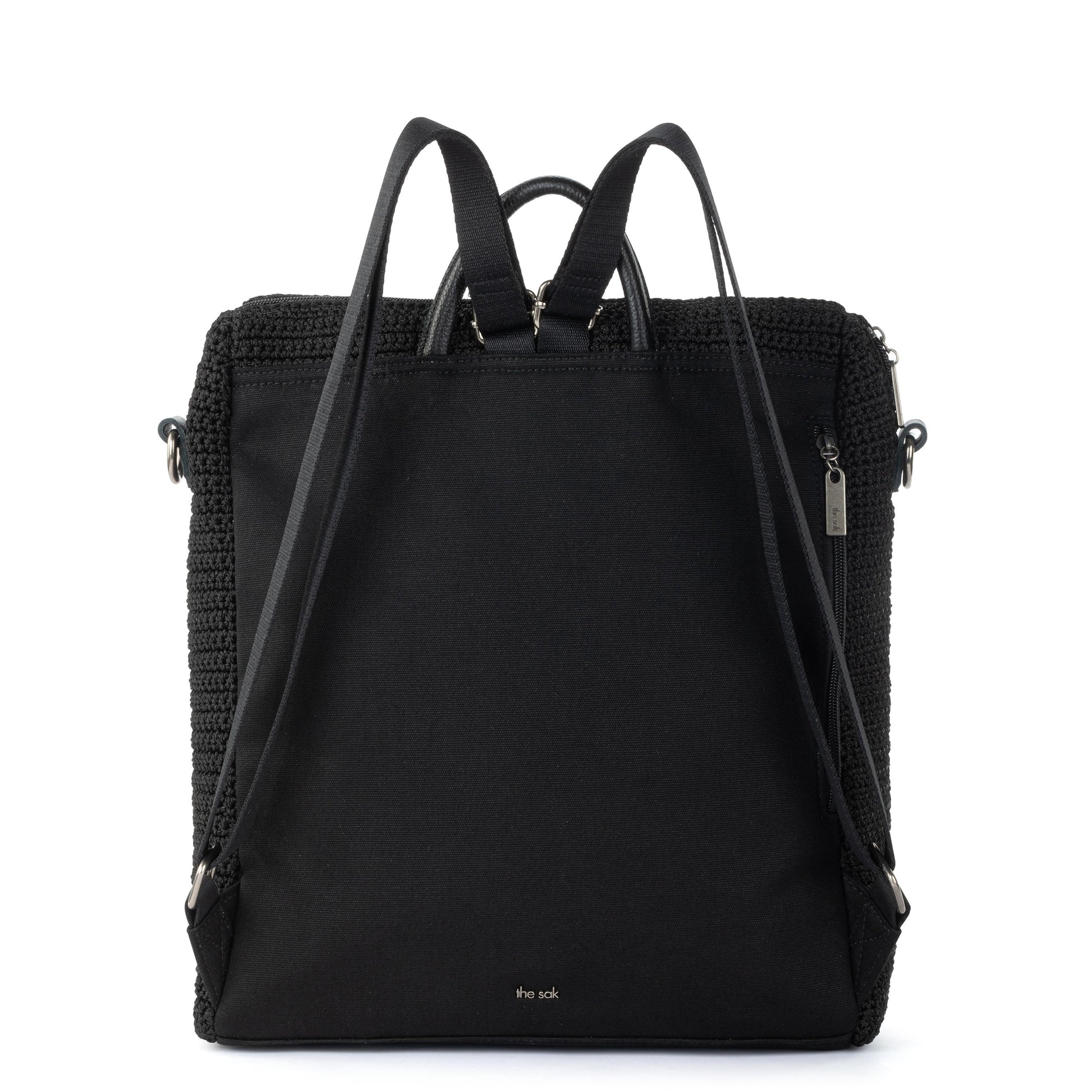 The Sak Los Feliz Backpack Crochet - |Black|