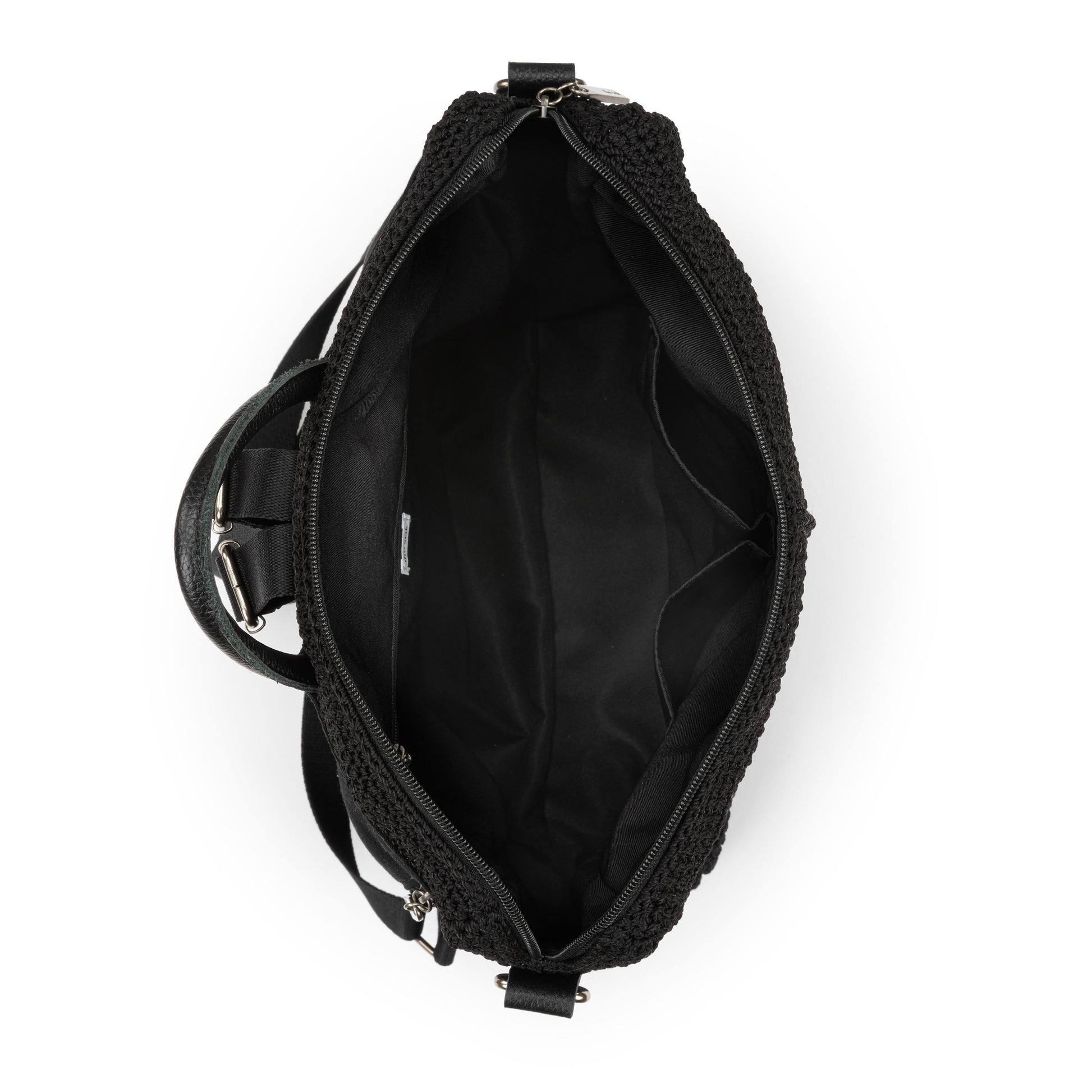 The Sak Los Feliz Backpack Crochet - |Black|