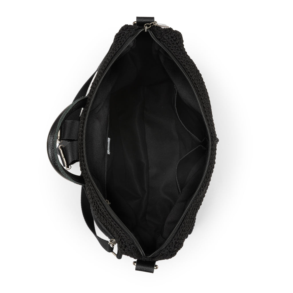 The Sak Los Feliz Backpack - Hand Crochet - Black