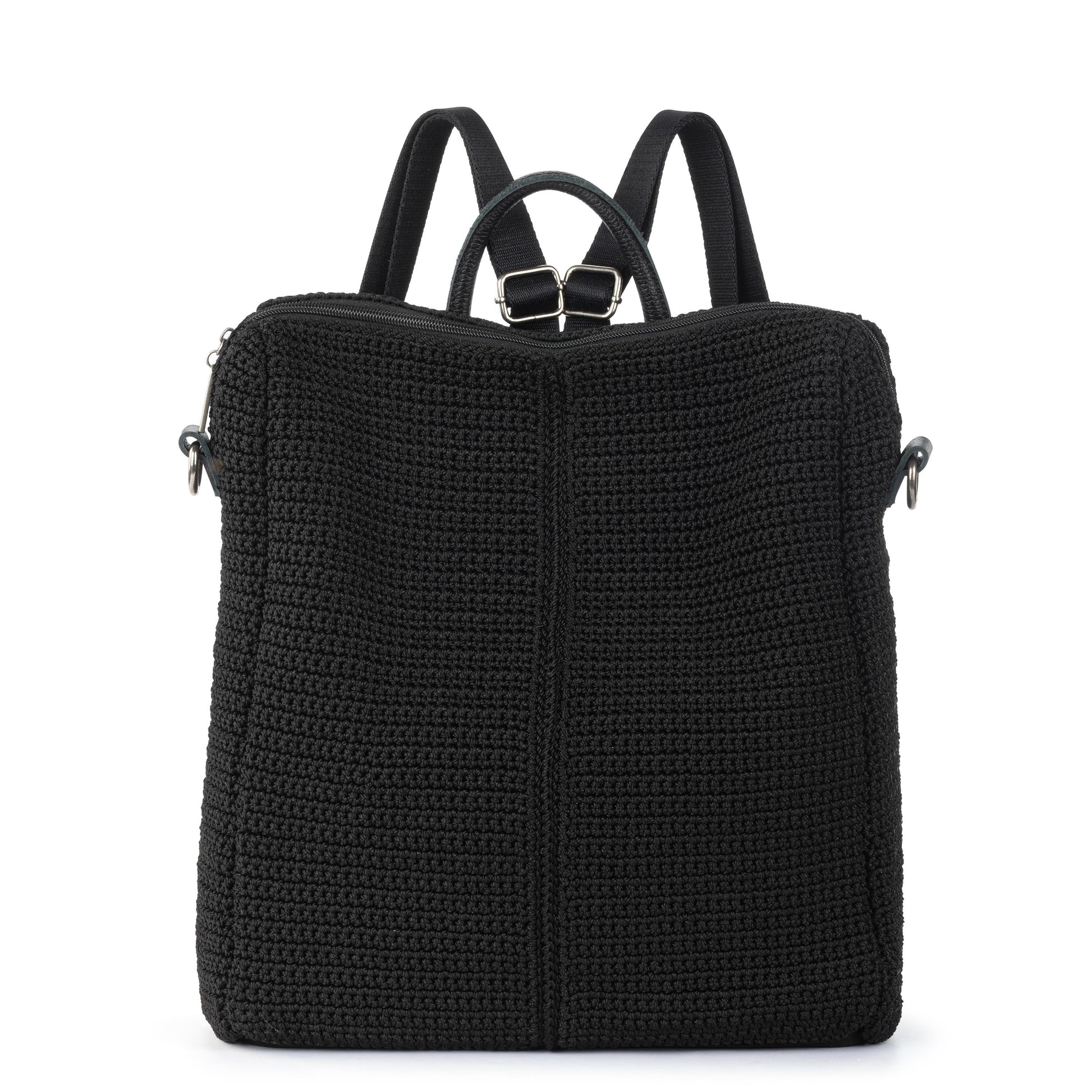 The Sak Los Feliz Backpack Crochet - |Black|