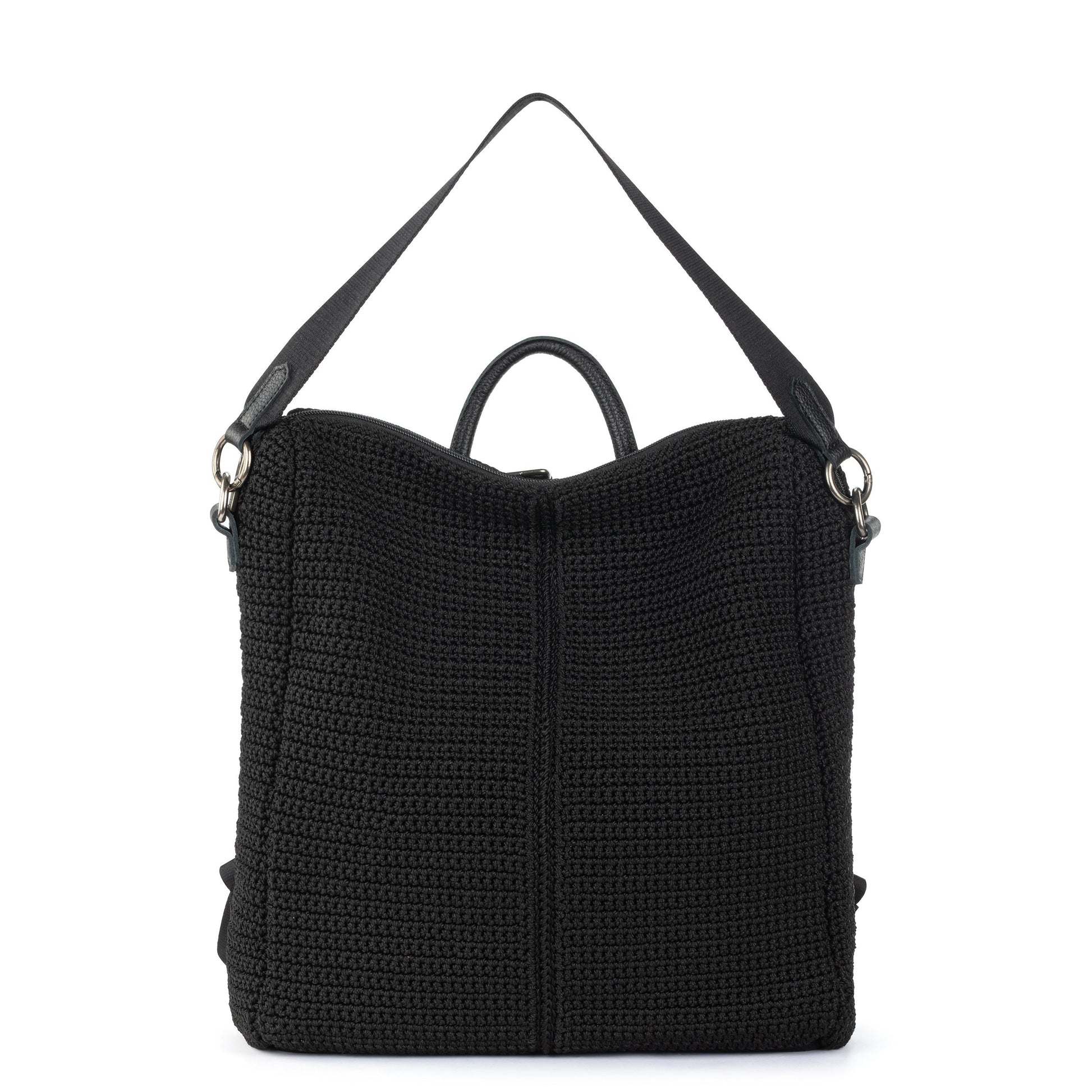 The Sak Los Feliz Backpack Crochet - |Black|