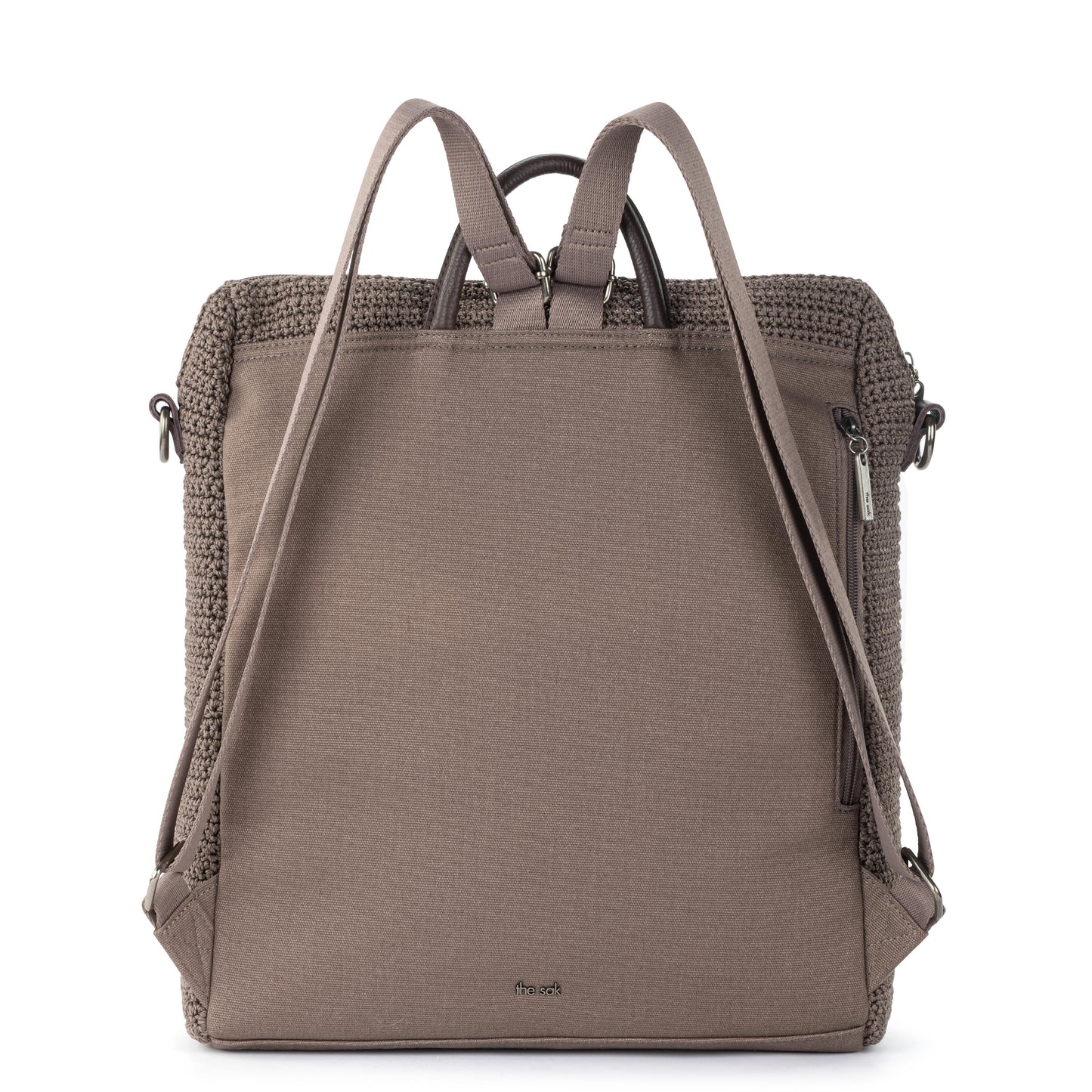 The Sak Los Feliz Backpack Crochet - |Mushroom|