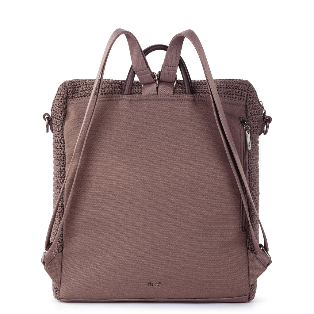 The Sak Los Feliz Backpack - Hand Crochet - Mushroom