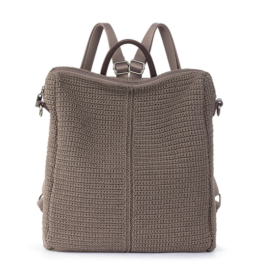 The Sak Los Feliz Backpack Crochet - |Mushroom|