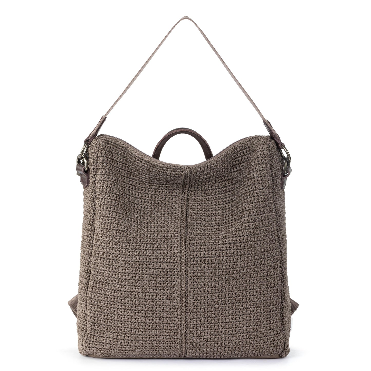 The Sak Los Feliz Backpack Crochet - |Mushroom|