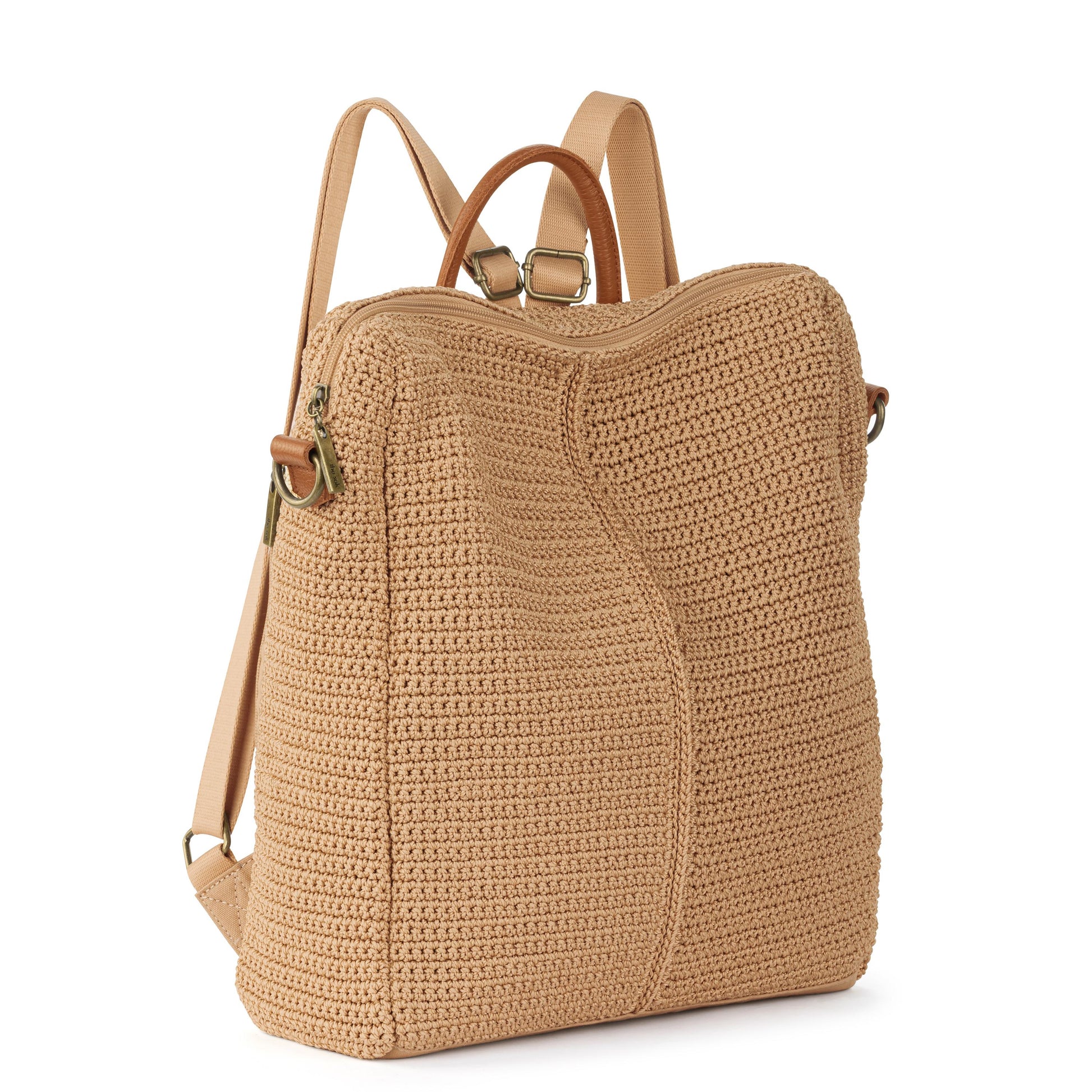 The Sak Los Feliz Backpack Crochet - |Bamboo|