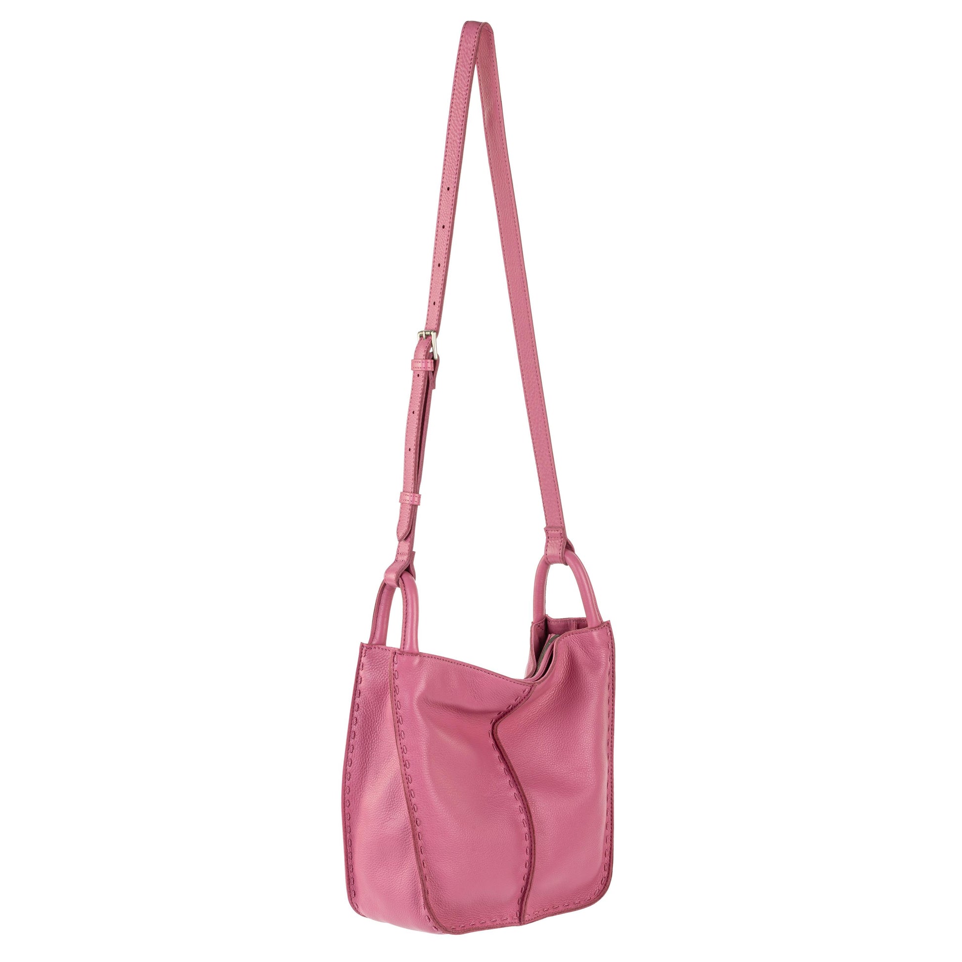 The Sak Los Feliz Slouchy Crossbody Leather - |Mulberry|