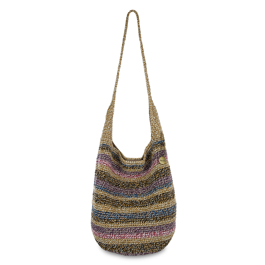 The Sak 120 Hobo - Hand Crochet - Ubud Stripe