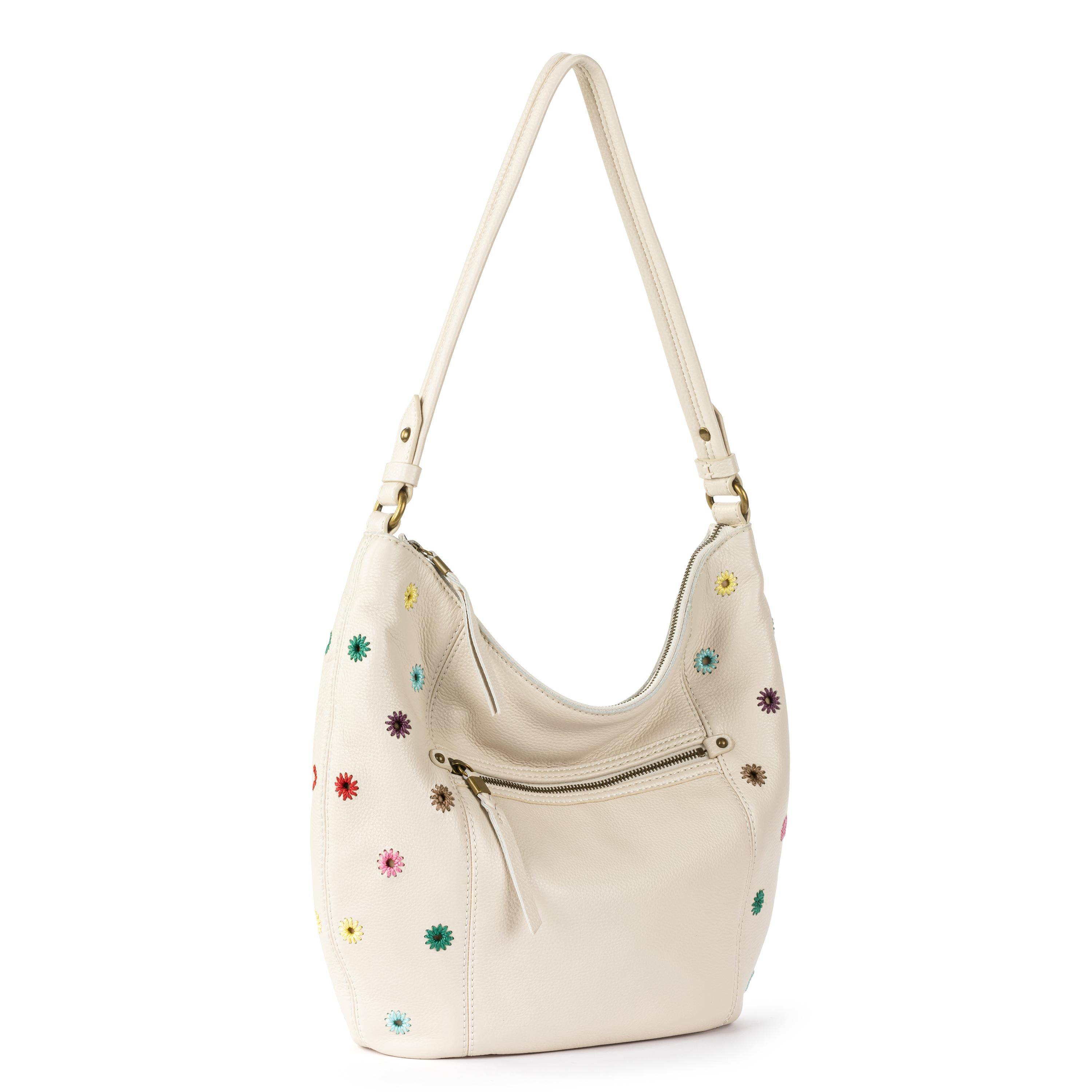 The Sak Sequoia Hobo - Leather - Stone Multi Eyelet