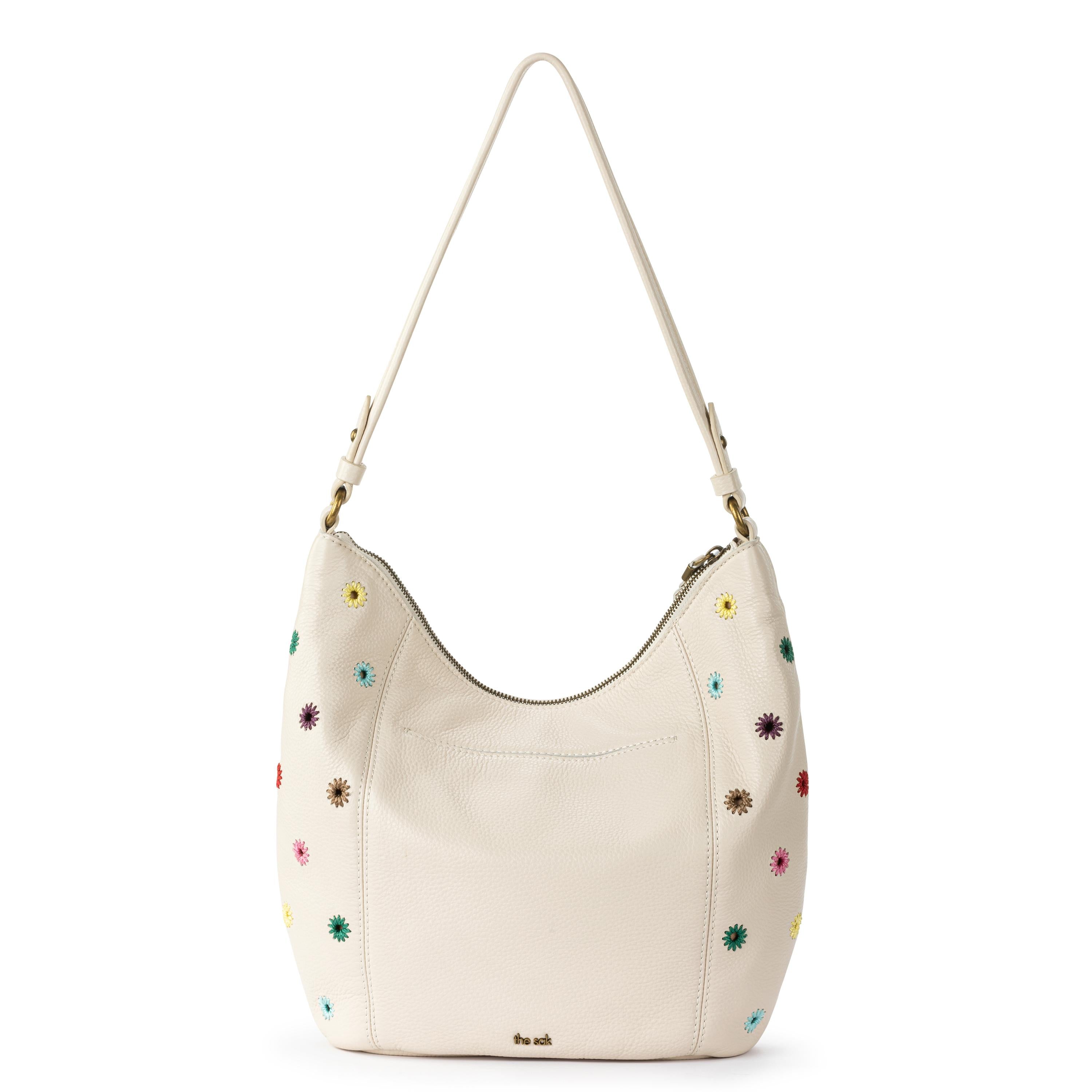 The Sak Sequoia Hobo - Leather - Stone Multi Eyelet