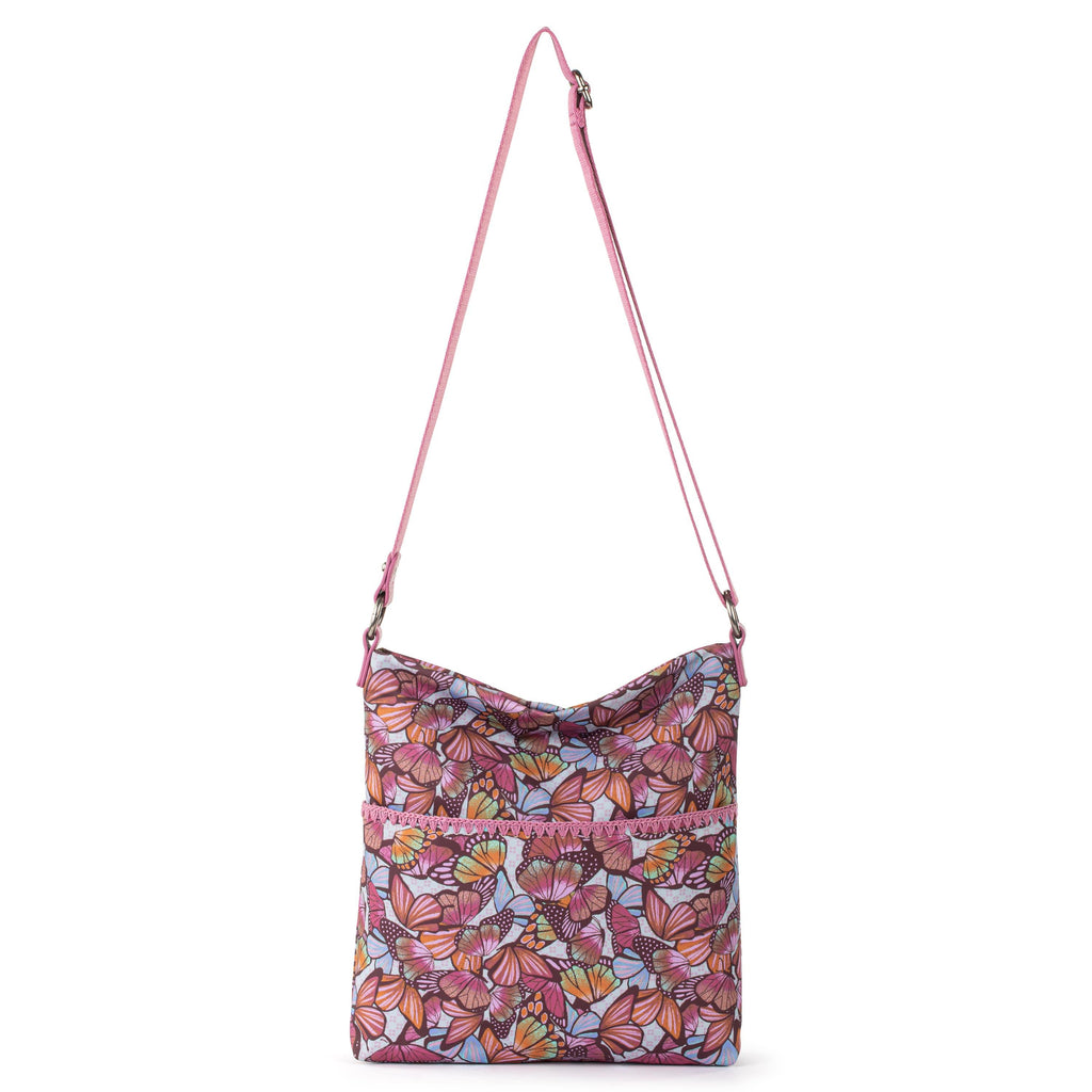 The Sak Lucia Crossbody - EcoTwill - Mulberry Butterfly Bloom