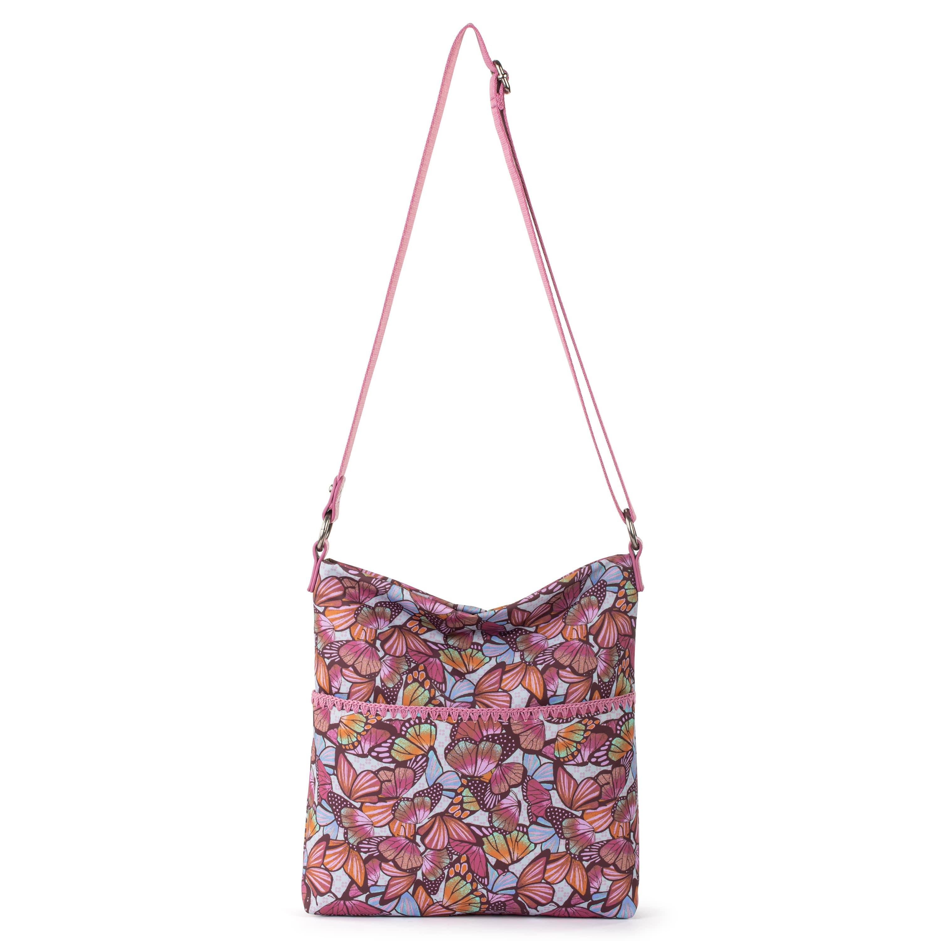 The Sak Lucia Crossbody - EcoTwill - Mulberry Butterfly Bloom