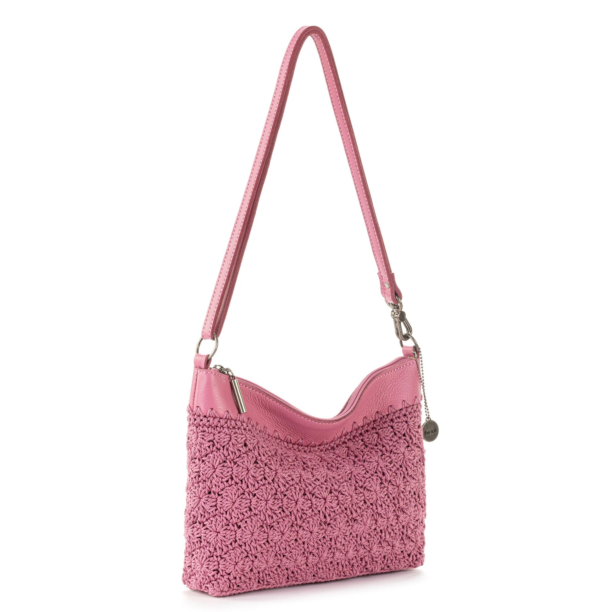 The Sak Lumi Crossbody Crochet - |Mulberry Primrose|