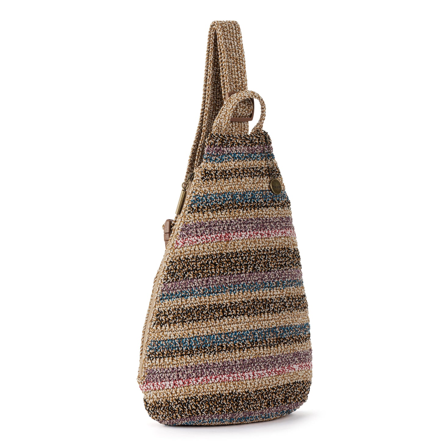 The Sak Geo Sling Backpack Crochet - |Ubud Stripe|