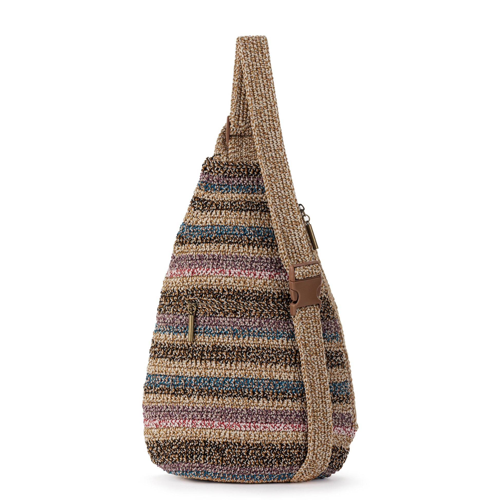 The Sak Geo Sling Backpack Crochet - |Ubud Stripe|