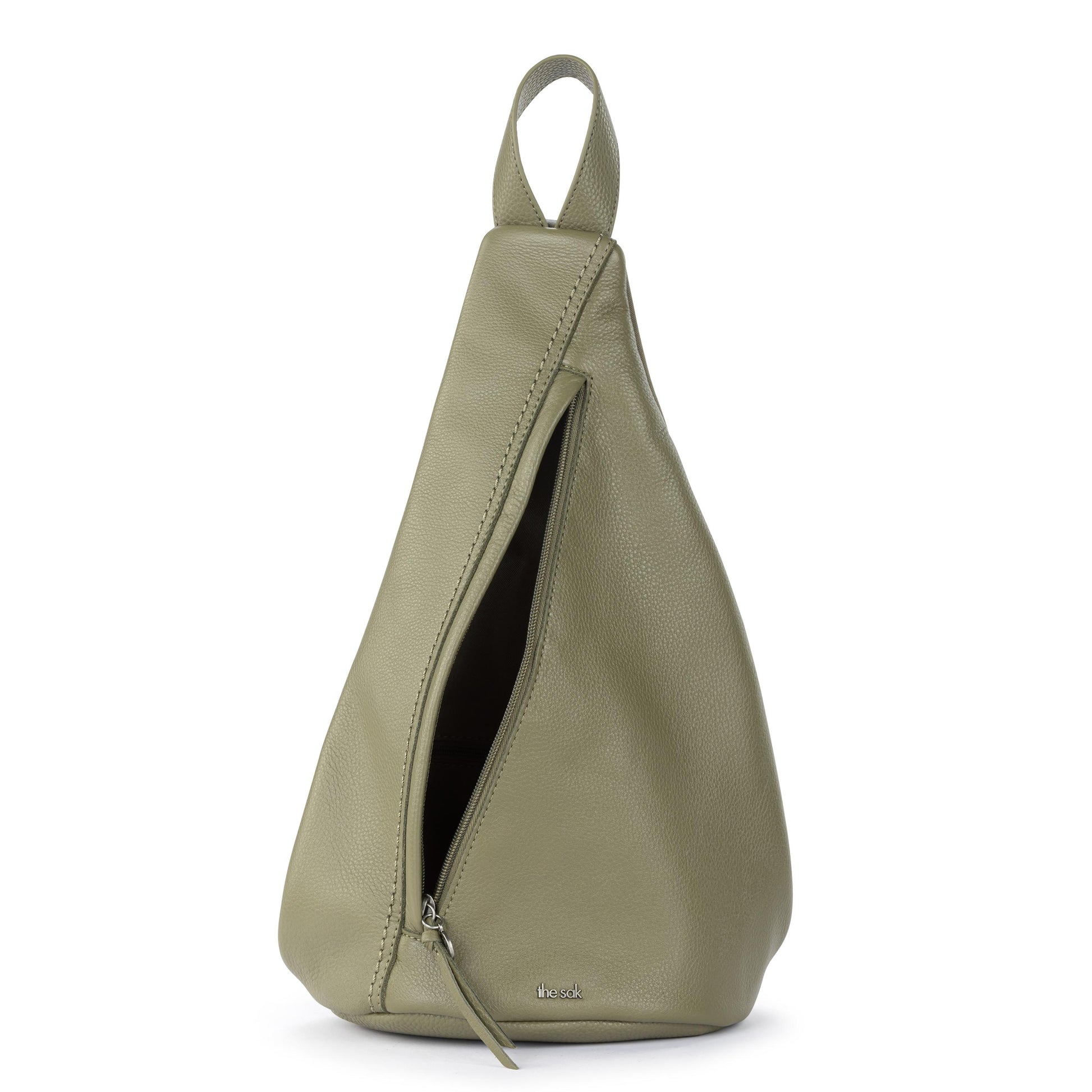 The Sak Geo Sling Backpack Leather - |Loden|