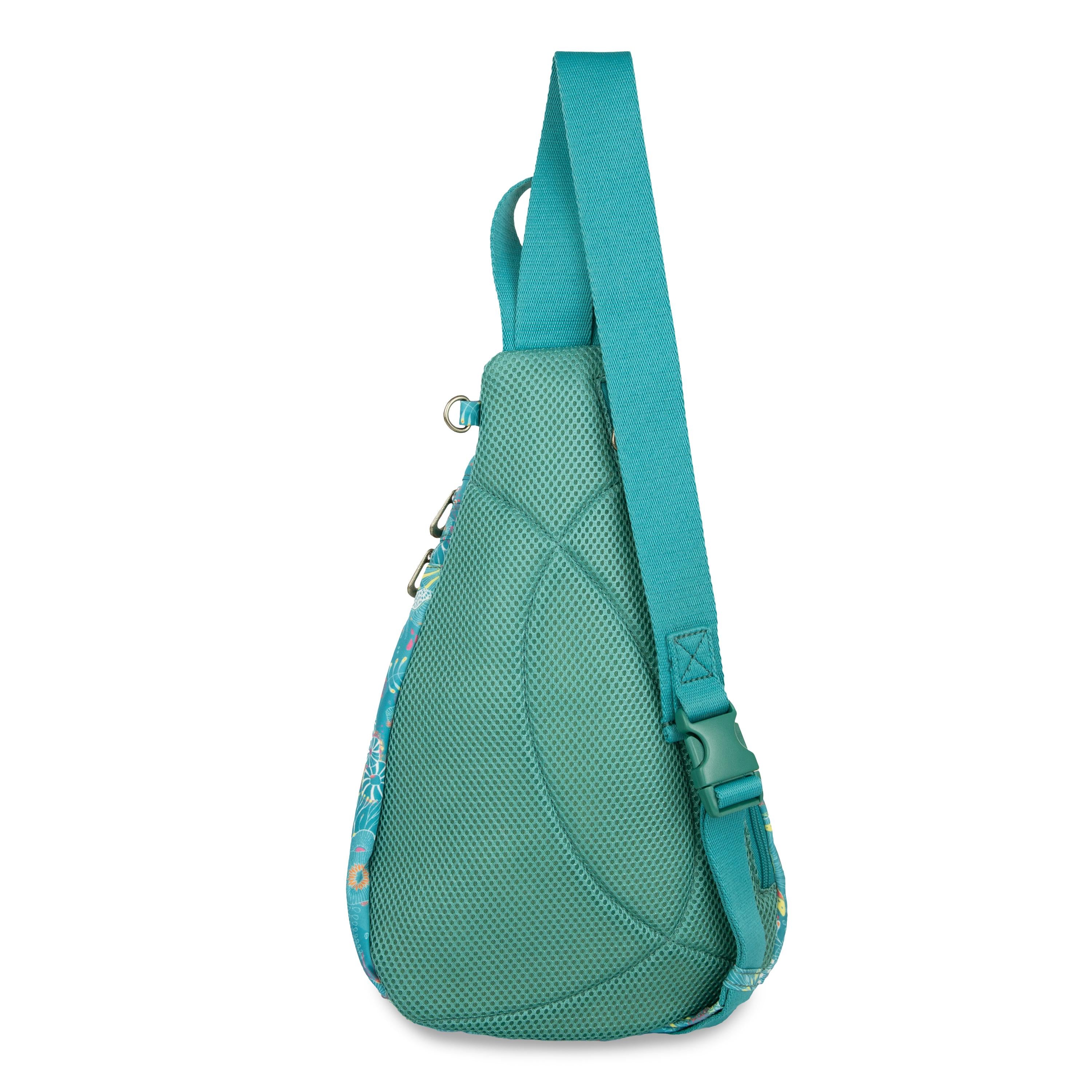 Sakroots On The Go Sling Backpack - EcoTwill - Deep Teal Seascape
