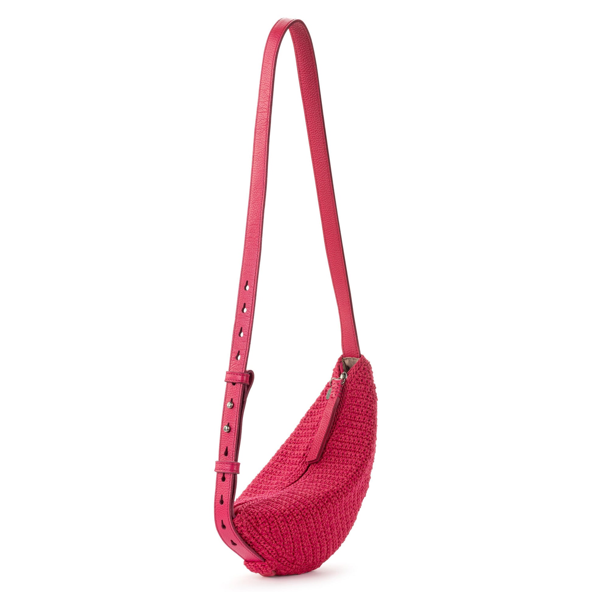 The Sak Tess Sling Bag Crochet - |Magenta|