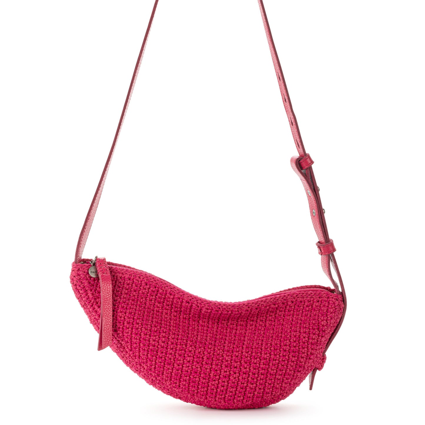 The Sak Tess Sling Bag Crochet - |Magenta|