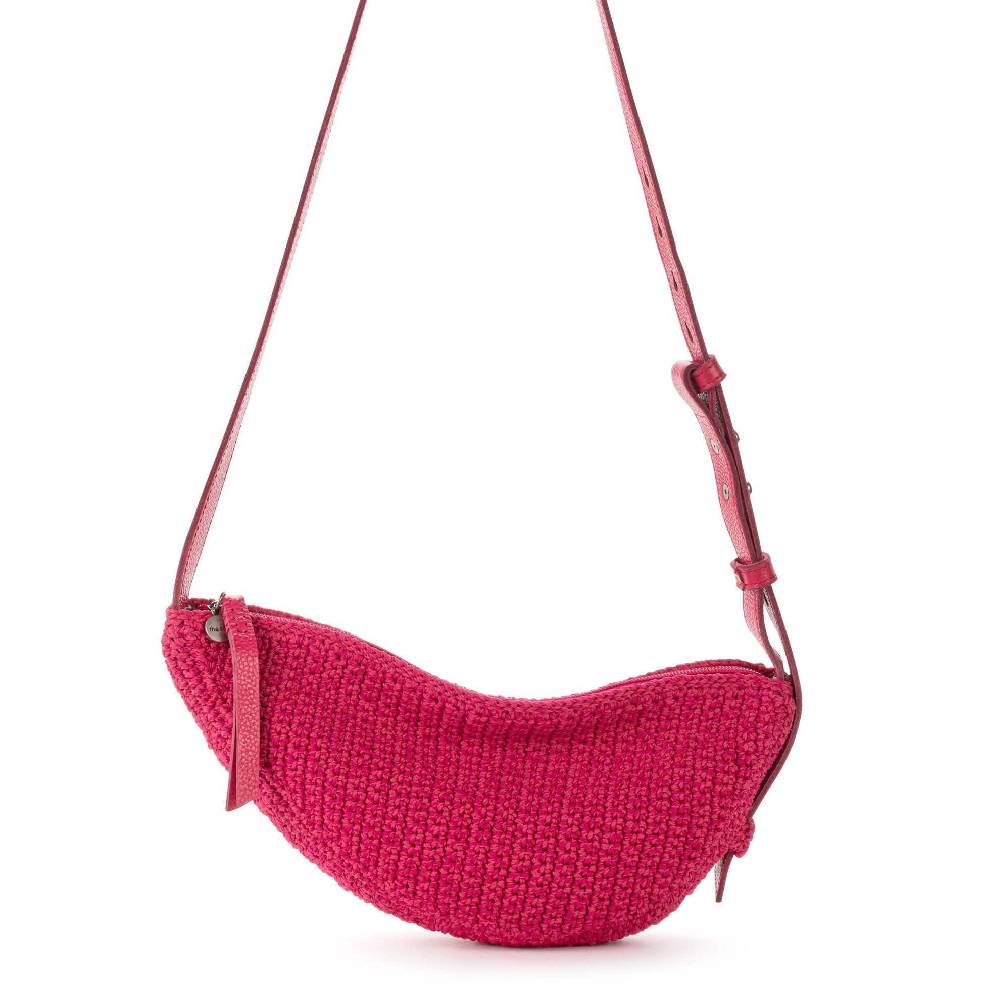 The Sak Tess Sling Bag Crochet - |Magenta|